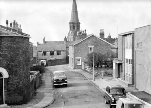Cross Street in the 1950s. Submitted by Stan Aspinall