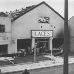 Lace's store on High Street after a fire. Submitted by Stan Aspinall