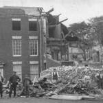 Demolition of Standish Hall: Image supplied by Stan Aspinall