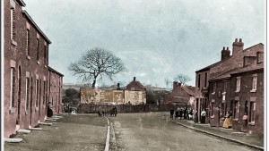 Junction of Almond Brook Road and Shevington Moor around 1900. Submitted by Stan Aspinall