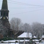 St Wilfrid's in snow by Christine Williams