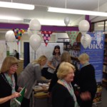 The public gives its views at the Standish Voice stall at Standish Library 50th anniversary celebrations