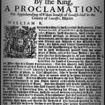 Proclamation against William Standish, 1694