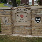 Standish Community Forum Gateway Marker, Rectory Lane, 2015