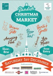 Standish Christmas Market leaflet